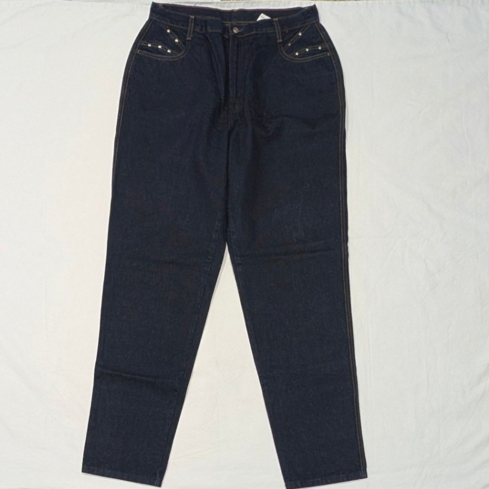 Vintage Rockies High Waisted Western Jeans Dark Wash Studded RR166BW0 Size 19/20